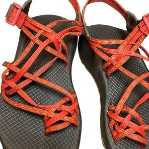 Chaco Z/Cloud X2 Sandals – W8 Orange/Red